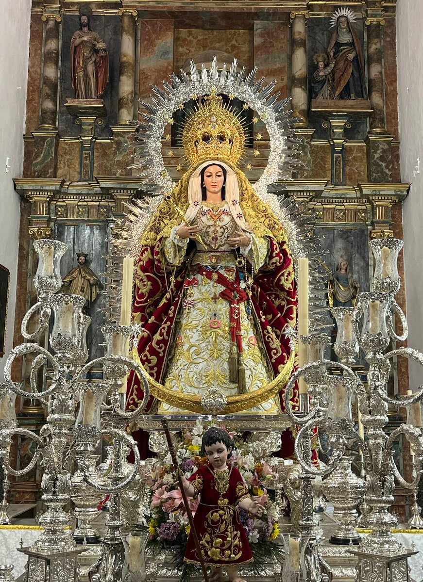🔴 NUESTRA SEÑORA DE LA SOLEDAD CORONADA EN SU PASO

Nuestra Amantísima Titular ya se encuentra radiante en su paso de plata a la espera de un nuevo Sábado de Gloria.

#SoledadCoronadaHuévar