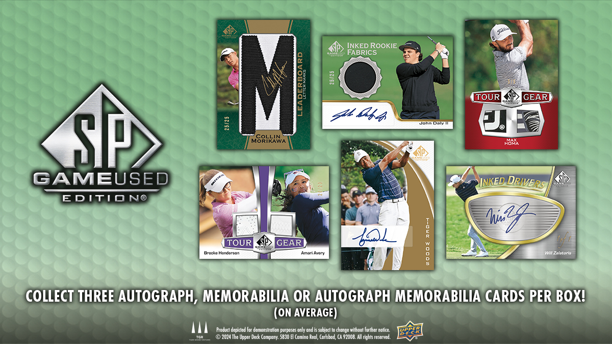 ⛳️ FORE! The newest SP Game Used Golf has hit the shelves! Collect now at your local hobby shop >> bit.ly/466IH6o