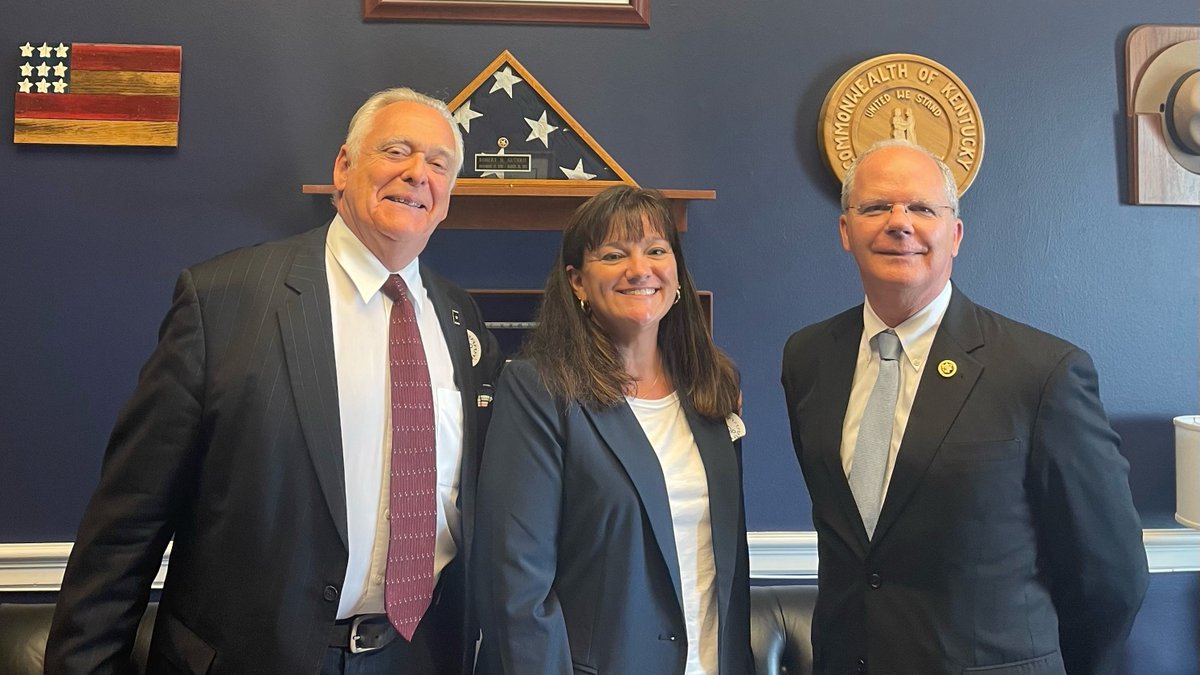 Today, I met with Kentuckians from the ESOP Association to talk about their concerns around protecting employee stock ownership plans and how Congress can assist this crucial industry.