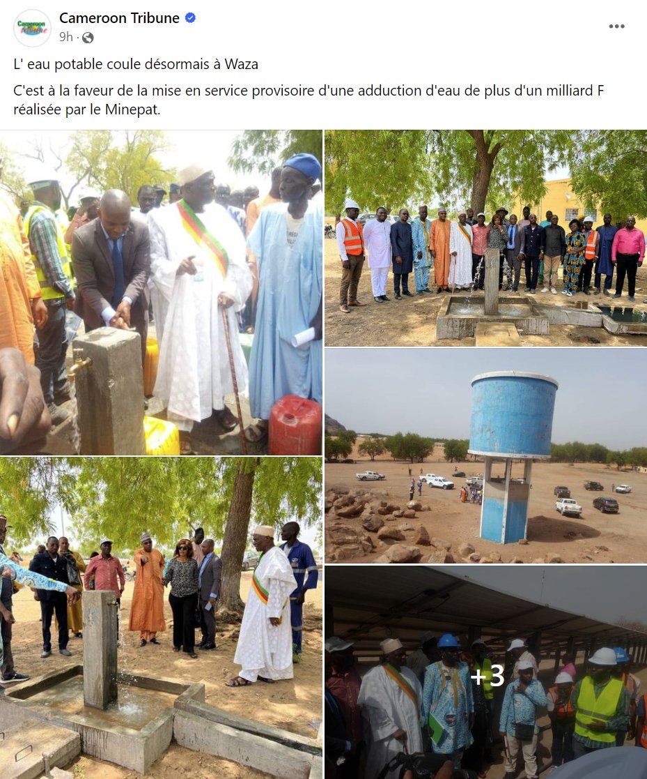 africatechie's tweet image. Proud ceremony in 🇨🇲 around the well that cost over 1 BILLION CFA ($1.6 million). Yes, a well. These people really have zero shame.  

I am wondering how much each of the water supply points built by @MrBeast costs. 
H/T @tassingremi