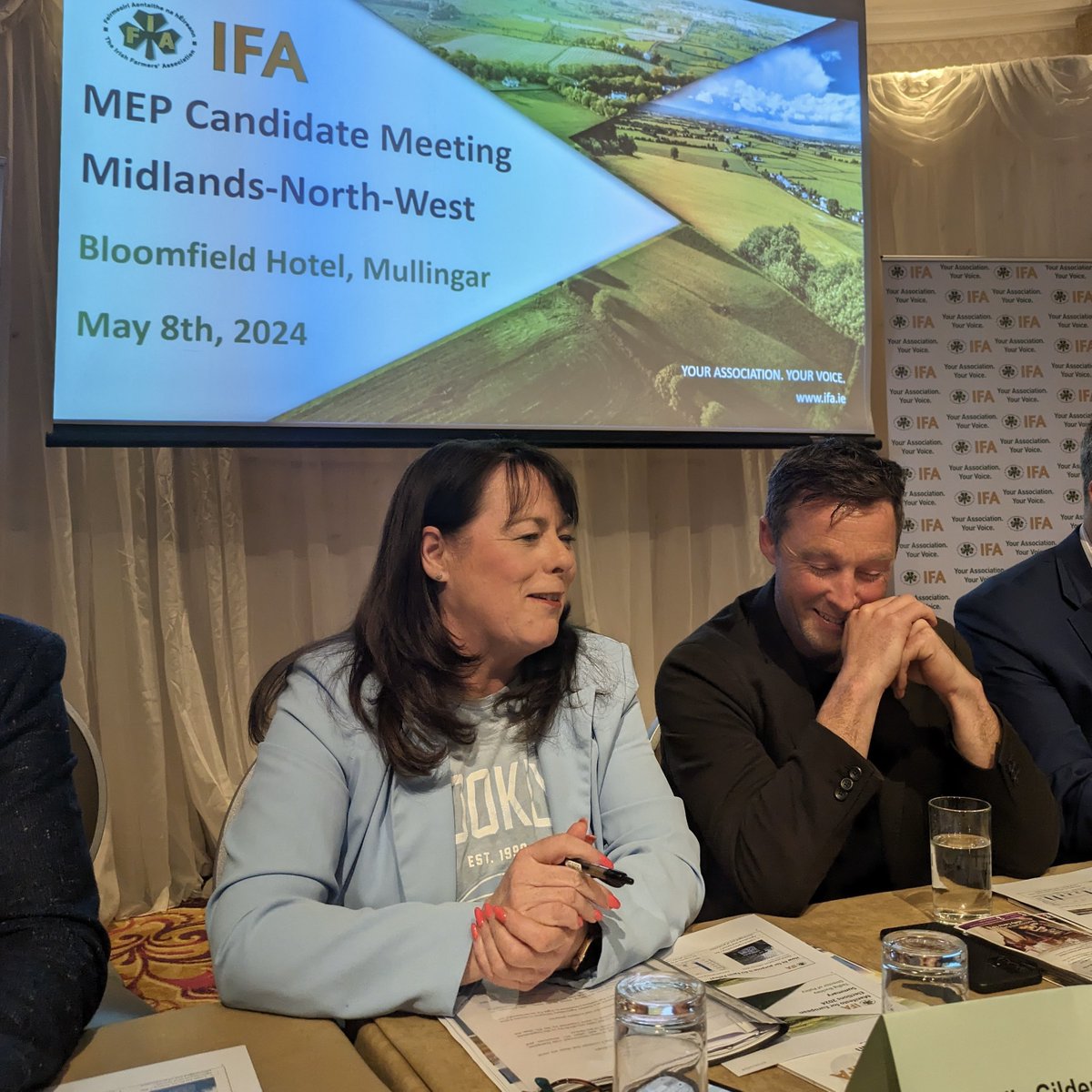 Delighted to speak at IFA’s public meeting tonight in Mullingar. I want to go to the European Parliament to be a champion for Ireland’s family farm. And I will ensure the needs of Irish farmers are at the heart of the next round of CAP negotiations. #StandingUpForIreland