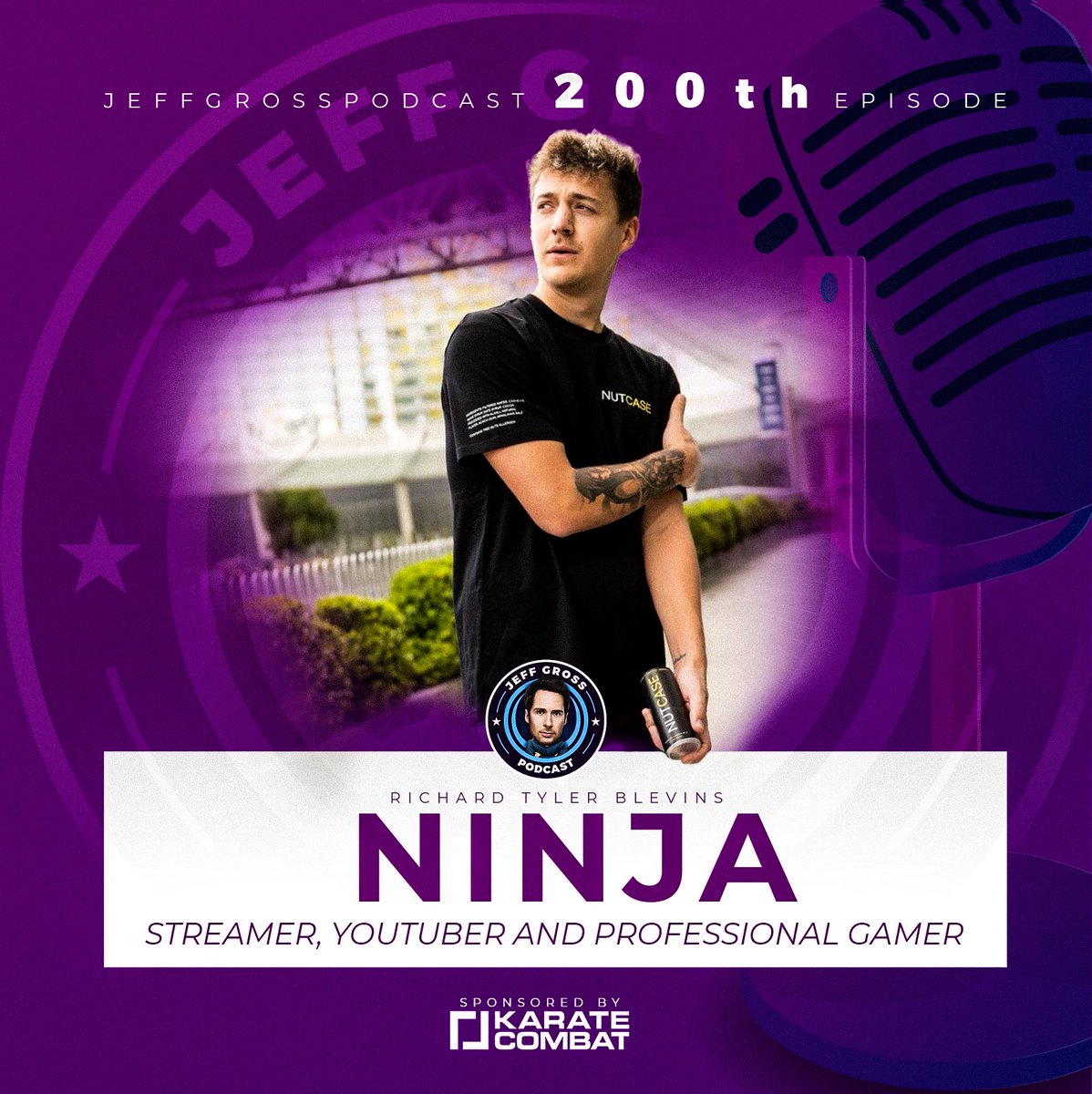 Recording my 200th podcast episode on @jgrosspodcast this week w/ @Ninja !! Ask a question in the comment, Follow, Like, Retweet, and Tag a friend for a chance to win a $100 CASH GIVEAWAY!