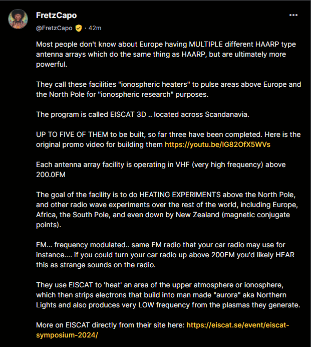 SentinusPrime's tweet image. Well now isn&apos;t this interesting???

#HAARP #weathercontrol #climatechangehoax #weathermodification #marxistglobalistprogressiveagenda