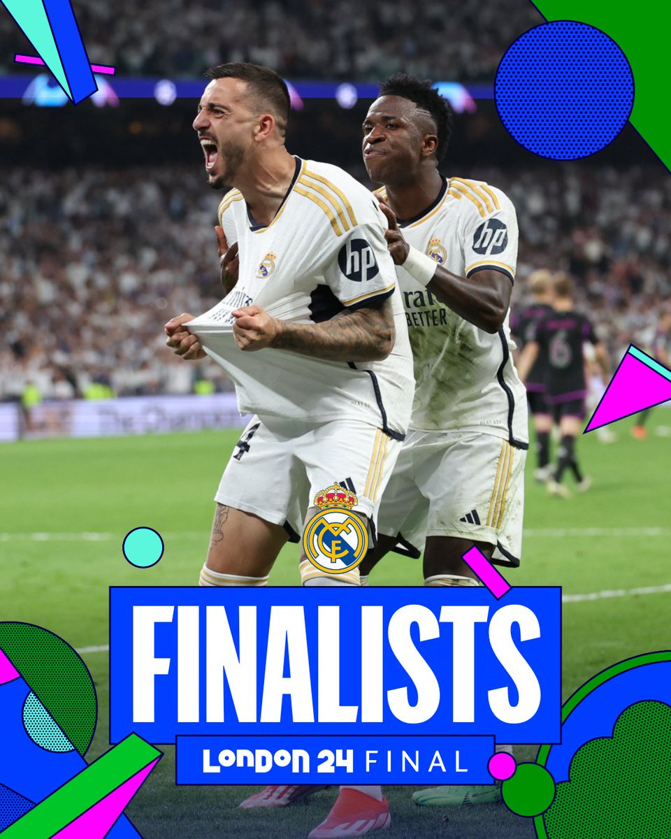 ChampionsLeague's tweet photo. Joselu sends Real Madrid to Wembley! 👏

#UCLfinal https://t.co/oTZ5lDpvbI