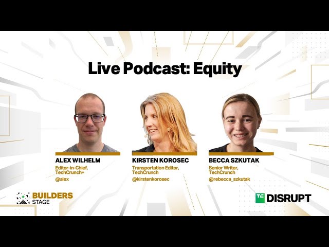 Equity Live Podcast Recording | TechCrunch Disrupt 2023 techcrunch.com/video/equity-l… @TechCrunch