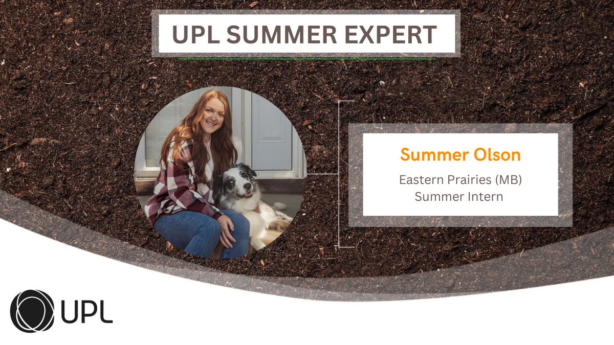 UPLSummerExpert's tweet image. #GetToKnow Summer! 
I am from Minnedosa, MB and finished my Agribusiness Diploma at Assiniboine Community College. I am a 5th generation cattle and grain farmer, with a passion agriculture. I am a true dog mom at heart, with my pup Baloo always following shortly behind. 

#OpenAg