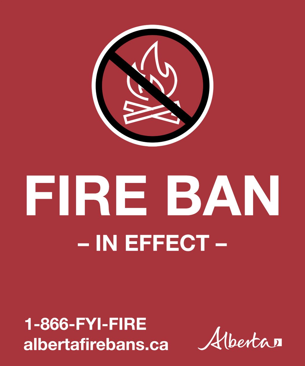 Thanks to rain received over the last couple days we are able to remove the fire restriction in some parts of the province. However, the rain did not reach everywhere which means a fire ban is now in effect in the Grande Prairie Forest Area. For more info: albertafirebans.ca