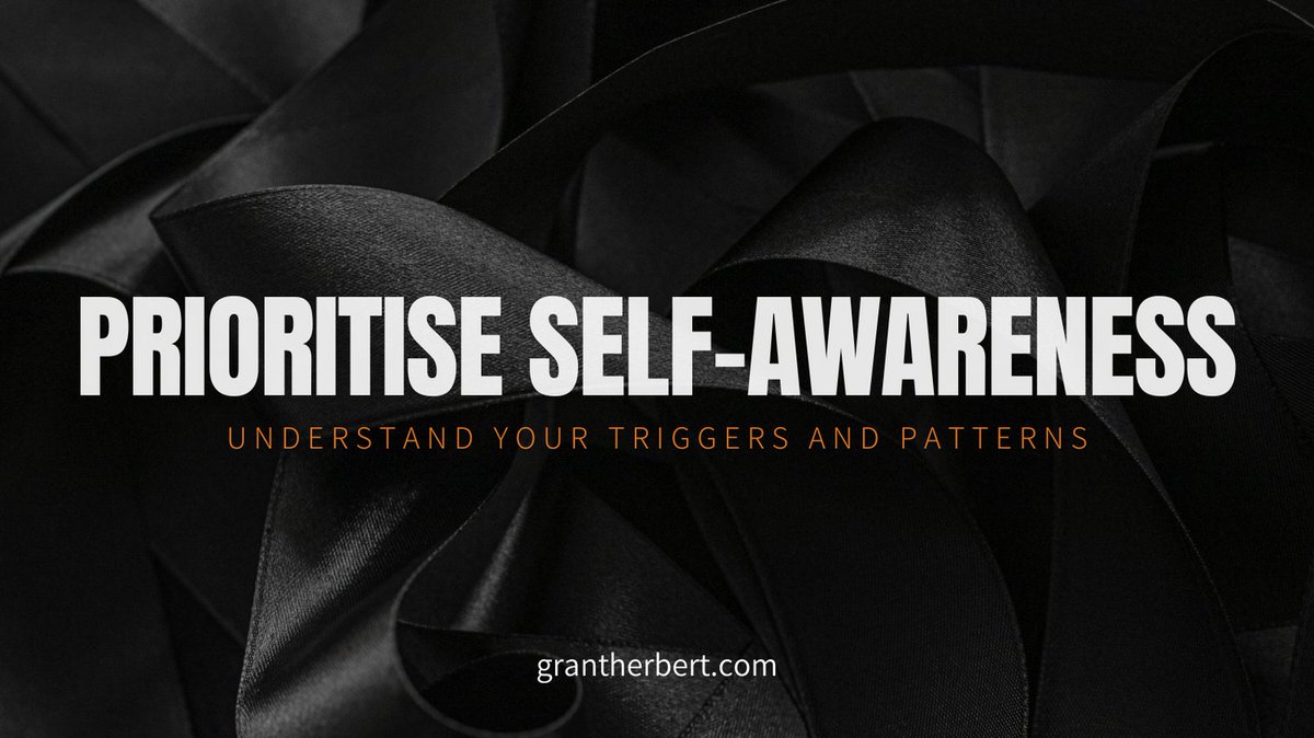 Prioritise self-awareness by understanding your emotions, recognizing limiting patterns, and building inner confidence for growth and leadership. #selfawareness #emotionalintelligence #EQ