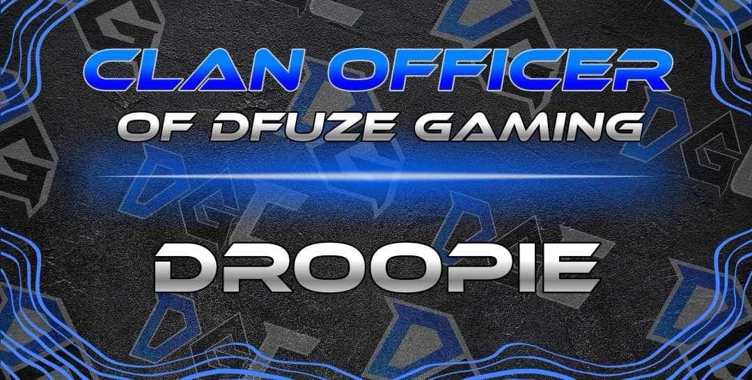 OFFICIAL: We have promoted Droopie to Clan Officer. Another great addition from someone that helped the Arsyn League. #RiseAsOne | #CloseTheGap
