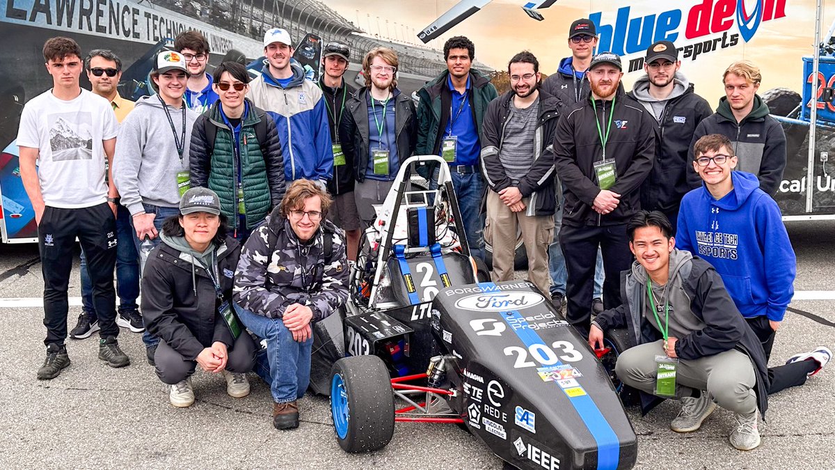 Last week, LTU SAE Formula Electric competed at the New Hampshire Motor Speedway, taking first place in two-wheel drive acceleration and fourth place in autocross and project management! 🙌

✨ Be curious. Make magic. ✨

#WeAreLTU #BecauseRaceCar