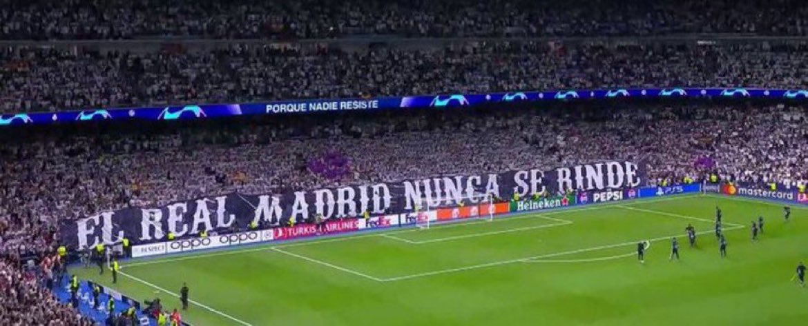 Real Madrid never gives up