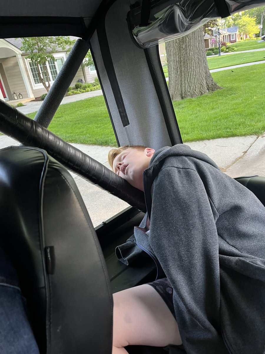 Missus: “Your son is falling asleep in the back.” 

Me: “No one can fall asleep in the back of an old Jeep.” 

Henry: 

#jeep #jeepcj #jeepcj5 #classicjeep