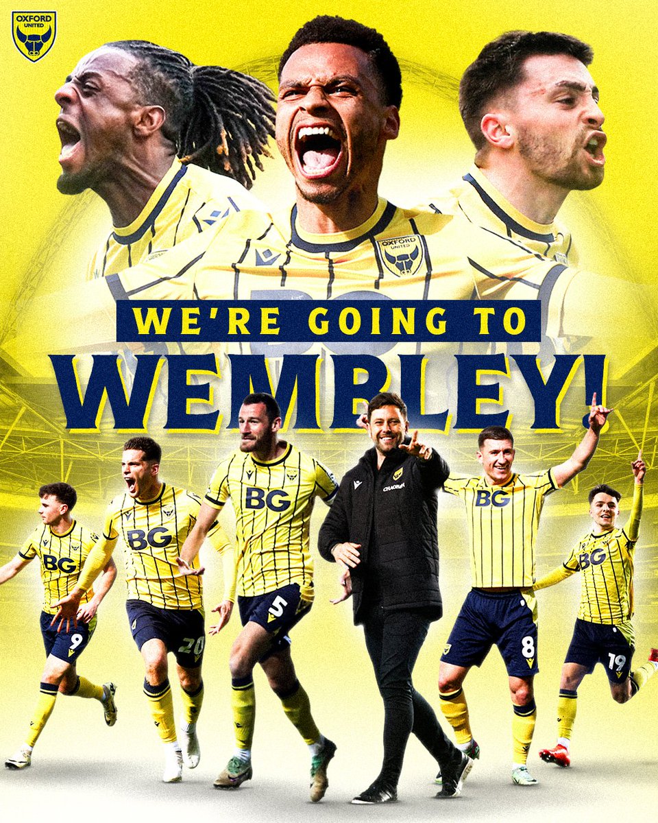 THE U'S ARE GOING TO WEMBLEY!!! 😍
