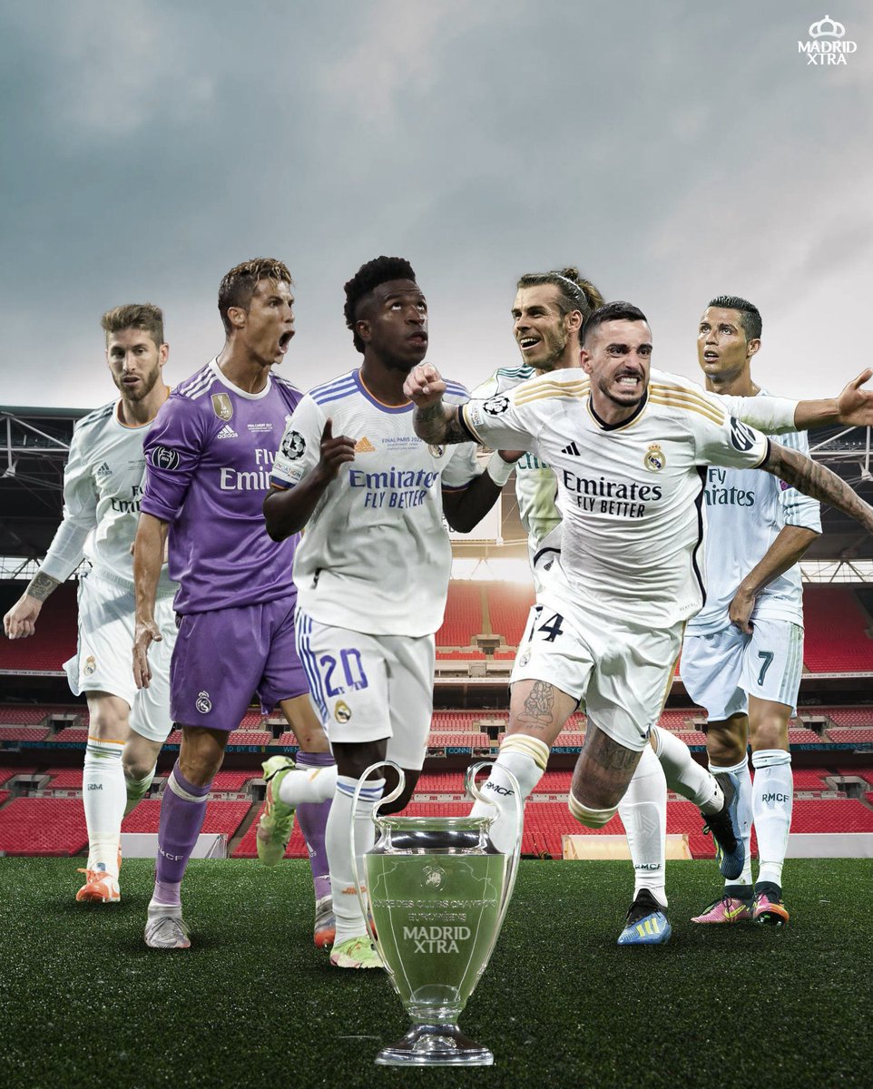 MadridXtra's tweet photo. 🚨 𝐁𝐑𝐄𝐀𝐊𝐈𝐍𝐆: Real Madrid will play their 6th Champions League final in 11 years. https://t.co/MGvtLa4Trv