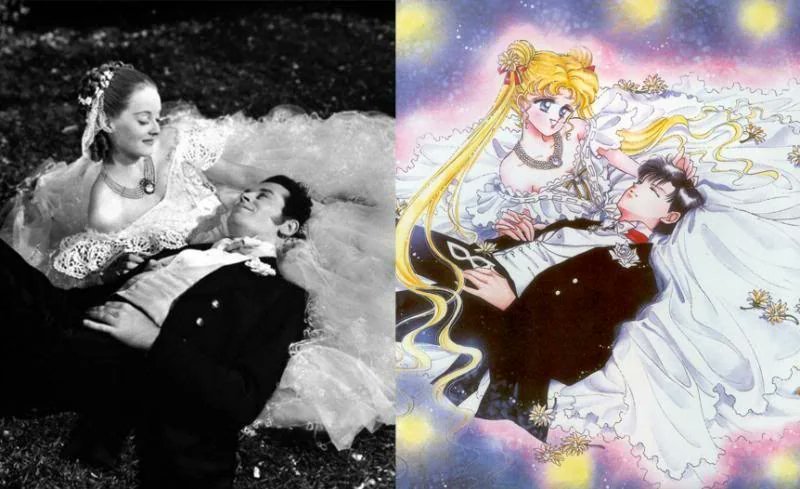 Someone from reddit actually found the reference of another of Naoko's #SailorMoon drawings!

The Usagi/Mamo drawing was inspired by that scene from the 1938 Bette Davis film, Jezebel.

SOURCE POST: reddit.com/r/sailormoon/c…