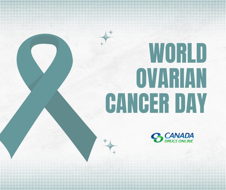 Today is #WorldOvarianCancerDay, a day dedicated to raising awareness about the signs and symptoms of this devastating disease. 

Let's come together to support those affected and spread the word about early detection.

#OvarianCancer #Cancer #CDO #CanadianPharmacy