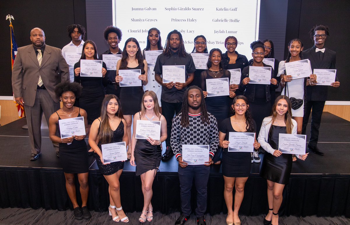 Spring High School (@springhighlions) on Twitter photo Congratulations to our SHS Athletes for being recognized for their academic achievements off the field and court! <a href="/SpringISD/">Spring ISD</a> <a href="/SpringISD_Super/">Dr. Lupita Hinojosa</a> <a href="/TraWalker3/">Tracey Walker</a> <a href="/Jhemphill_SHS/">Jalen Hemphill</a> Congratulations to our SHS Athletes for being recognized for their academic achievements off the field and court! <a href="/SpringISD/">Spring ISD</a> <a href="/SpringISD_Super/">Dr. Lupita Hinojosa</a> <a href="/TraWalker3/">Tracey Walker</a> <a href="/Jhemphill_SHS/">Jalen Hemphill</a>