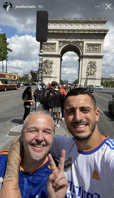 🔙 20 de mayo de 2022: Joselu, en París para VER la final de Champions como AFICIONADO del Madrid.

🔜 1 de junio de 2024: Joselu, en Londres para JUGAR la final de Champions como FUTBOLISTA del Madrid.