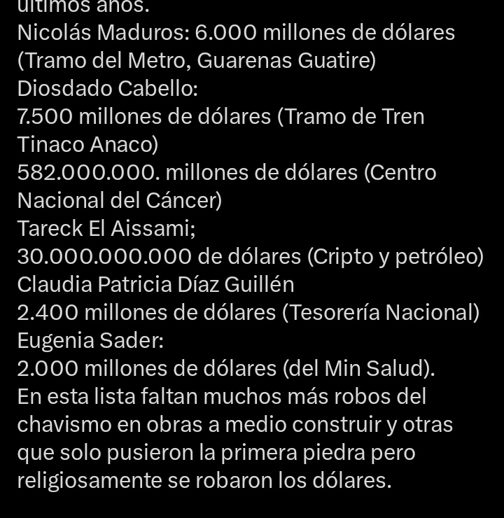 @CoralTeresa Venezuela les presento a los verdaderos ladrones, no son sanciones , son roboluciones