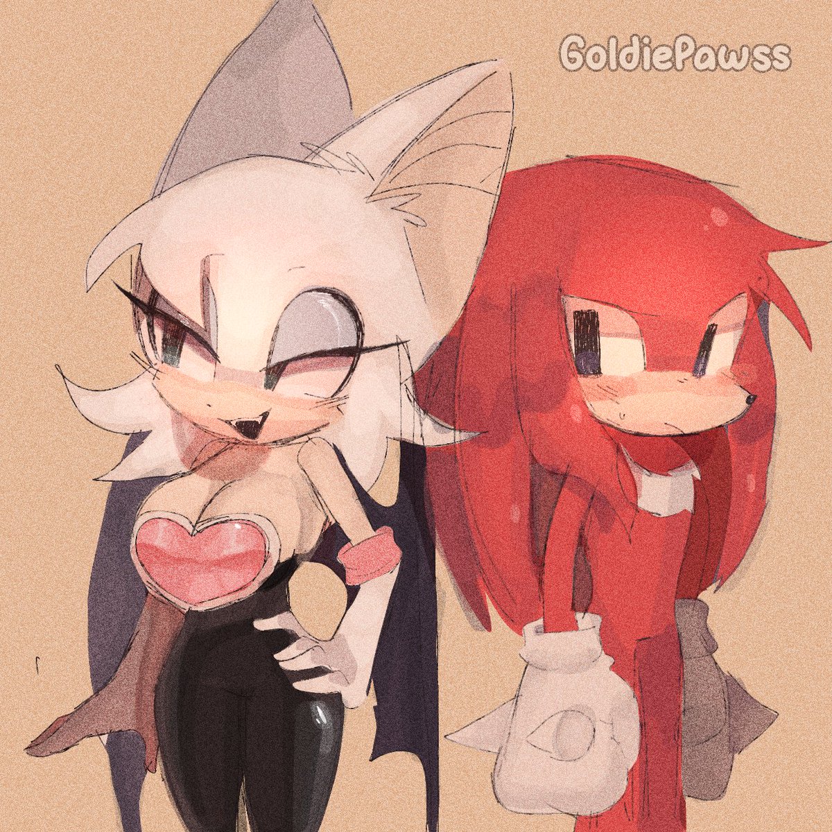 He stares when she isn't looking hehe
(Simple art bc i have art block)
.
.
#Knuxouge #Knuckles #KnucklestheEchidna #Rouge #RougetheBat #Sonic #SonictheHedgehog #Art