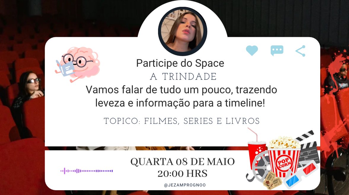 jezamprognoo's tweet photo. Participe! Hoje as 20:00hrs!
#ATrindade https://t.co/whQAt1OkS1