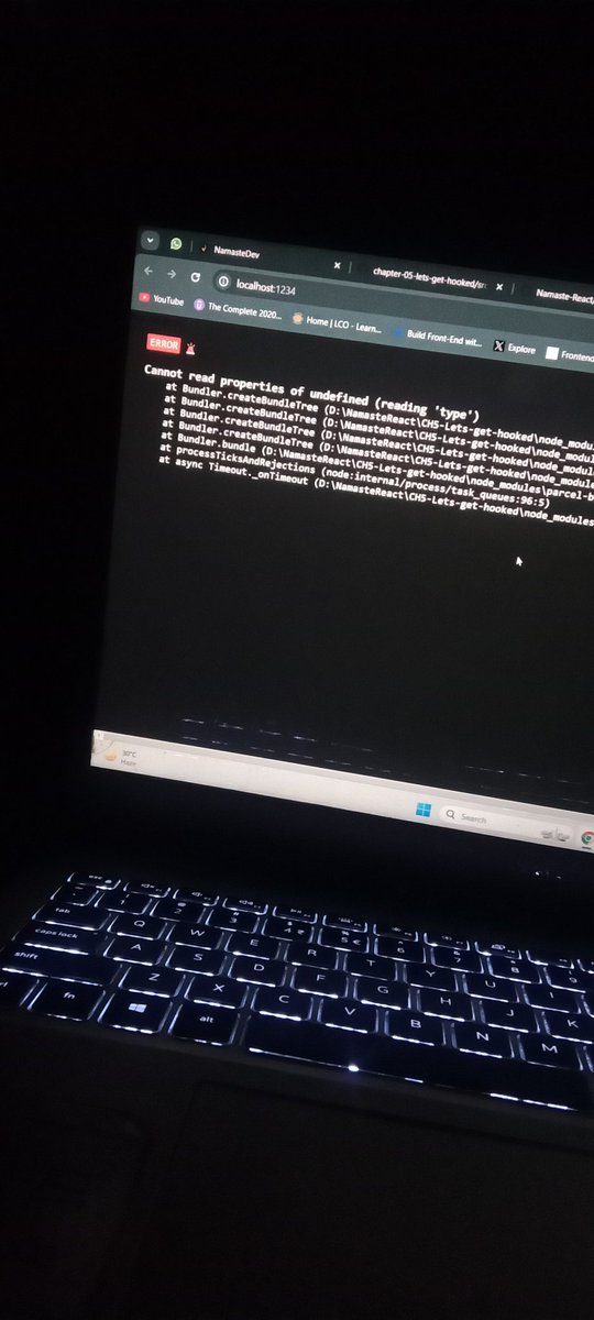 thatdumbcoder's tweet image. Done for tonight!
-rebuilding components
- file structure
-cleaning the code
-Hooks
#namastereact #thatdumbcoder