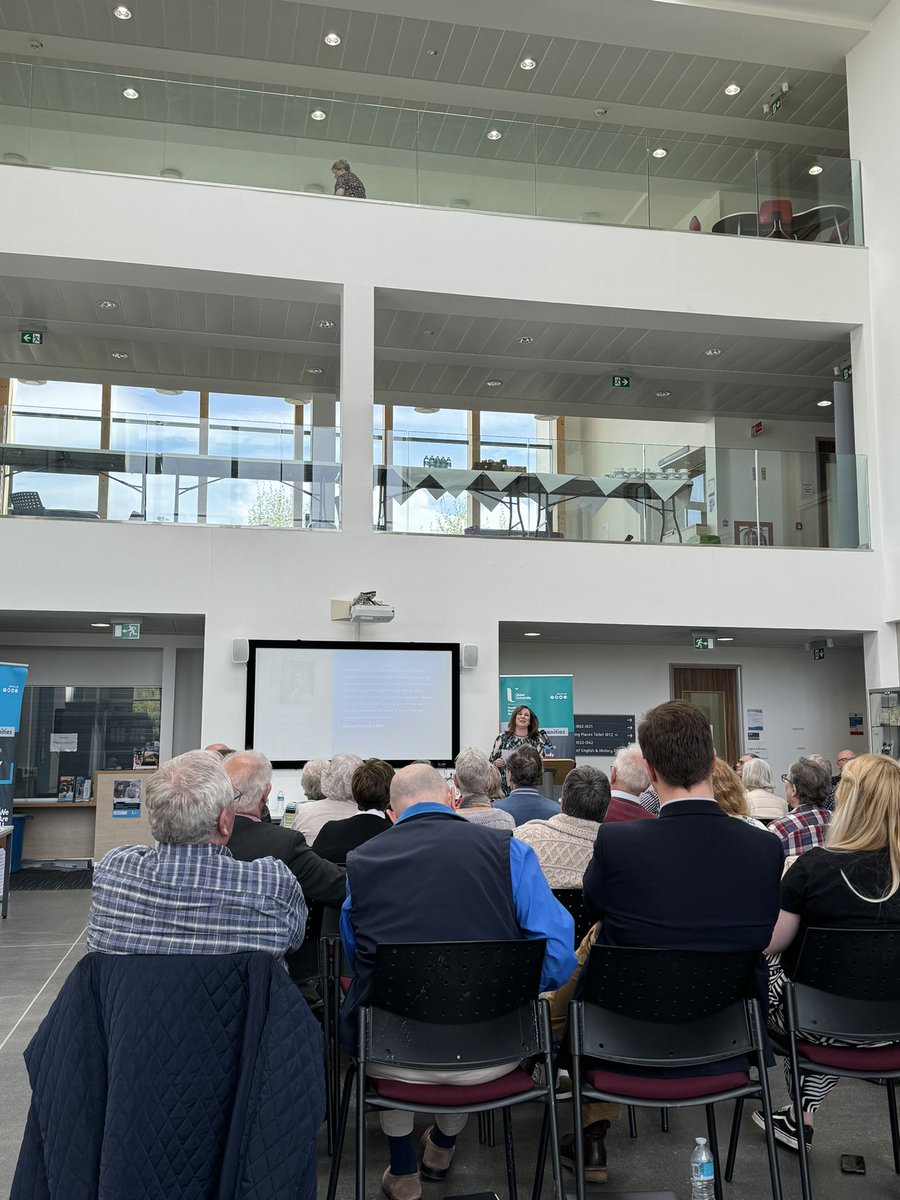 I was delighted to attend and speak at the Coleraine Historical Society conference this morning which was held in partnership with School of History @UUHistory @UlsterUni. It was a delight to hear Professor Sean Connolly give the keynote address.
