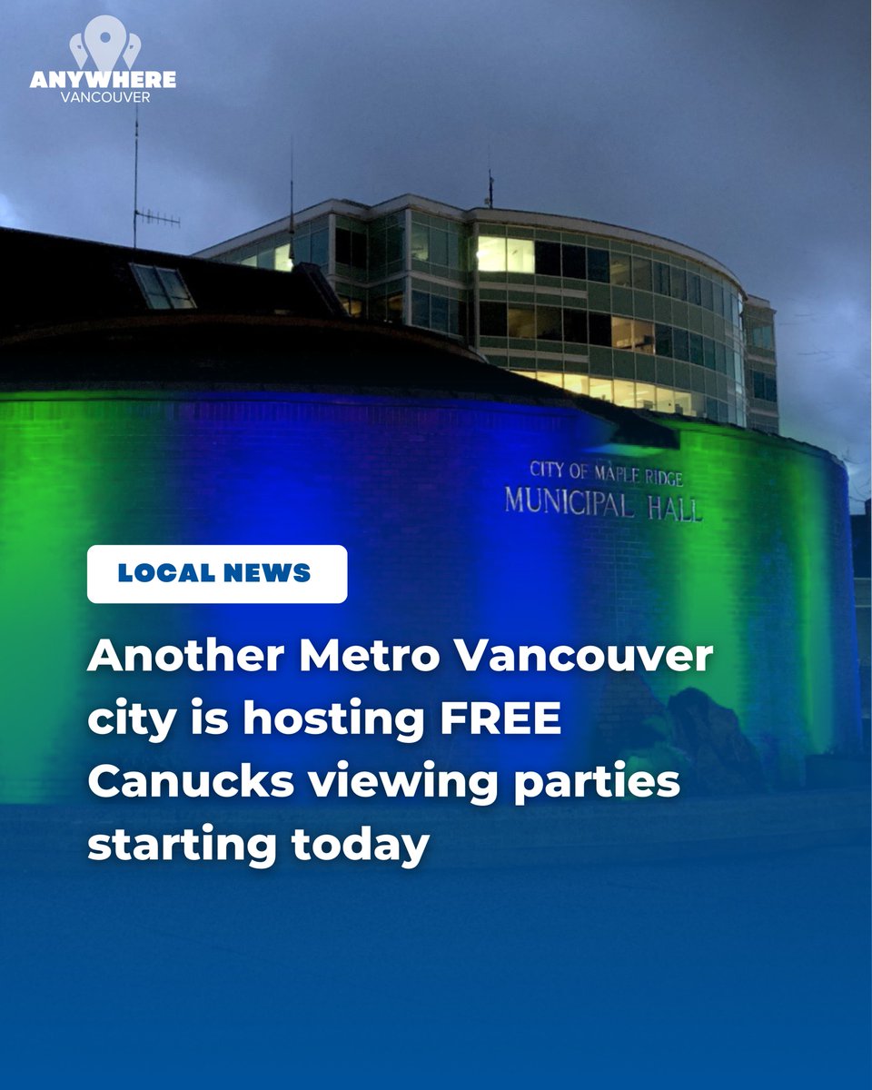 Another Metro #Vancouver city is hosting FREE #Canucks viewing parties starting today More info: shorter.me/VON_4