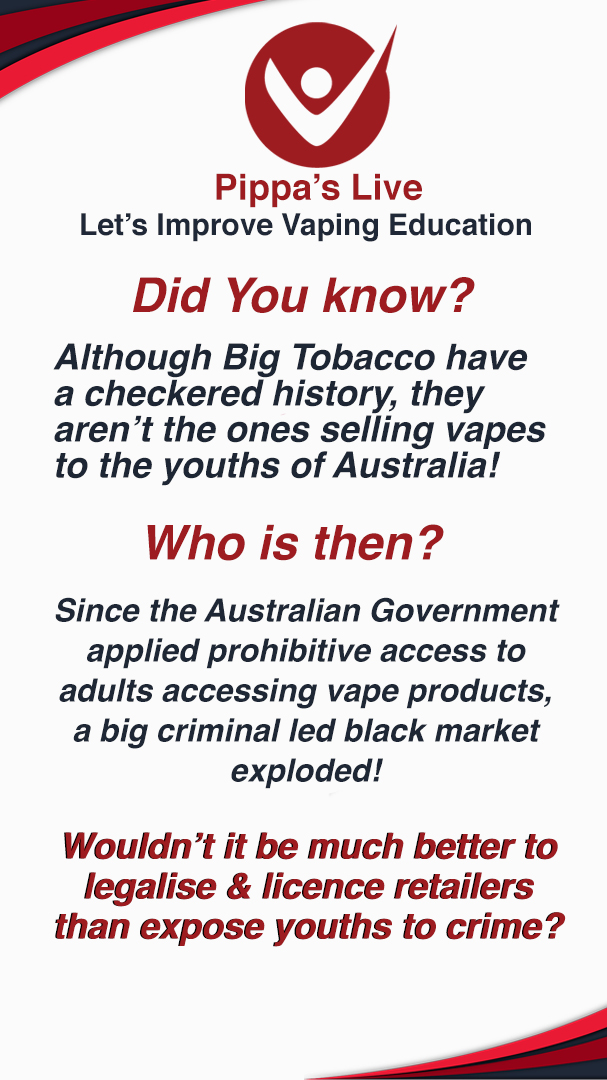 The shortest path isn't always the correct path! 
@Mark_Butler_MP you have got it all very wrong!
It's past time you learned and Australia learned the truth about youth vaping! 
Australia, Let's Improve Vaping Education!