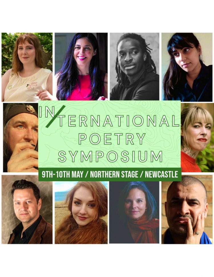 The #InternationalPoetrySymposium starts THURSDAY 9th May 1pm @NorthernStage with a session on how to start writing poetry. Join for hot tips from #LenPennie @Lenniesaurus #CAConrad @CAConrad88 & Kayo Chingonyi @kayochingonyi now chaired by Degna Stone. northernstage.co.uk/whats-on/npf-2…