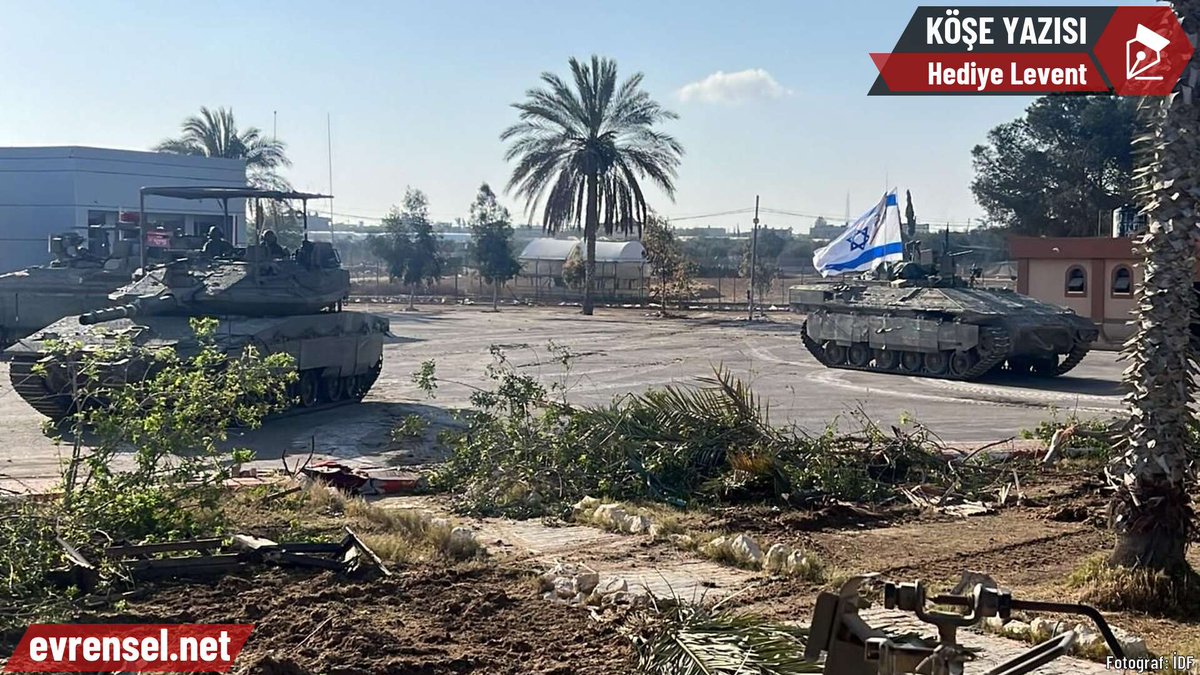 ✒️ Hediye Levent yazdı: Tanklar Refah kapısındayken ateşkes ümidi! evrn.sl/hwuqqf