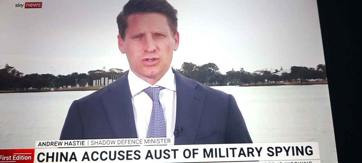 And out comes ex soldier boy Hastie having a snipe at Albo on the Chinese fvcking hero