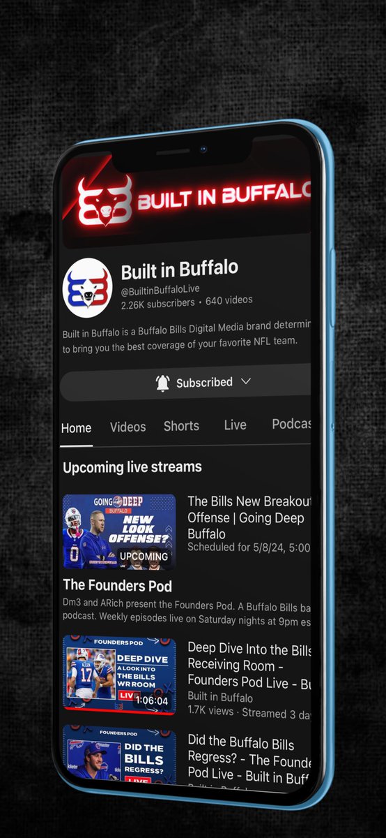 Looking for more #Bills content? We have you covered. Check out the Built in Buffalo YouTube Channel. Daily videos and Livestreams. youtube.com/@BuiltinBuffal… ✅ Subscribe and turn on notifications 🔔 #BillsMafia