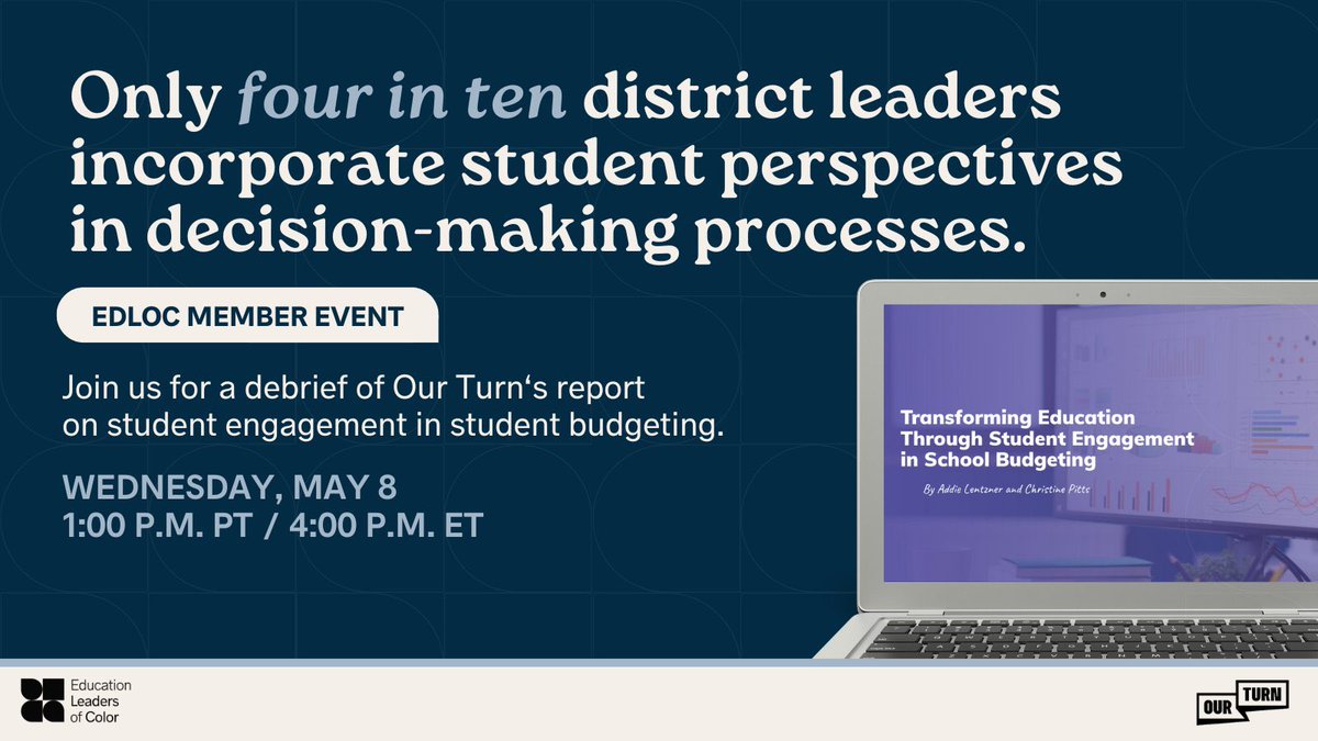 pascaledsmall's tweet image. Had the opportunity to hear from amazing youth activist with @OurTurnNatl and @WeAreEdLoC on how to involve students in meaningful ways to shape quality public education systems. Across the country we need to bet on young people. #StudentVoice #WeAreEdLoC @NationalParents 🙌🏽