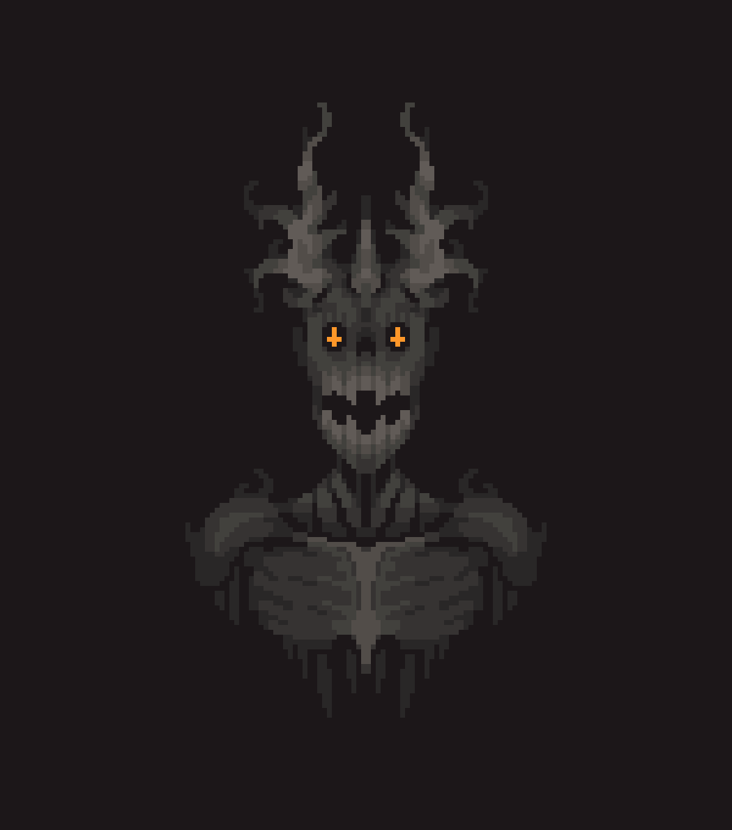 #undead for <a href="/Pixel_Dailies/">Pixel Dailies</a> 

 Haven't done a #pixleart horrid creature in a while, huh?