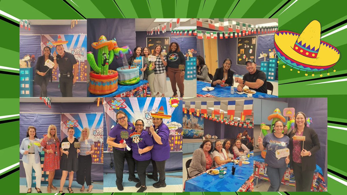 ¡Órale! 🌮 Today our Super staff took a trip to Mexico with a delicious lunch from Lime! <a href="/CPEPrincipal1/">Juan C Alejo</a> <a href="/AP_NColey/">Nizaliz Coley</a> <a href="/CoconutPalmElem/">Coconut Palm Elementary</a>
