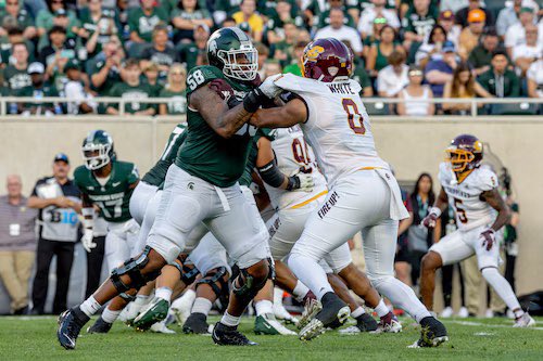 Blessed to receive an offer from Michigan State University! #AGTG #GoGreen #EFTF⚡️