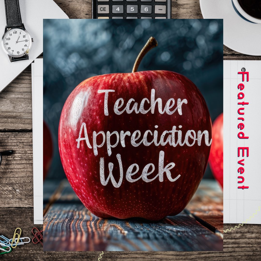 Happy Teacher Appreciation Week to all the amazing educators and staff out there! #TeacherAppreciationWeek