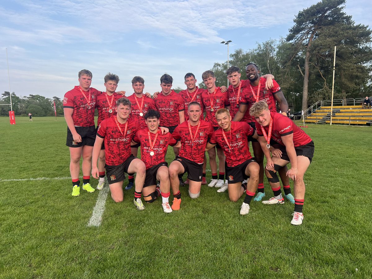 2nd PLACE 🥈 Congratulations to our Men’s BUCS 7s team for an amazing day of rugby. Game 1: Cardiff Met (L) Game 2: Edinburgh (W) Game 3: Loughborough (L) Game 4: Bath (W) Game 5: Loughborough (W) Game 6: Durham (L) - FINAL