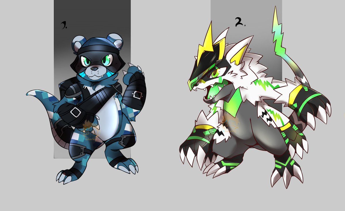 pikachim221's tweet image. 1.  #bearmon #commandramon 
2. #runnermon #gabumon #blackgabumon
   rookies:  27$         OPEN     
#paypal #digi_poke #commissionsopen #open #digimon #pokemon #inspired #hybrids #pokefusions #digifusions
