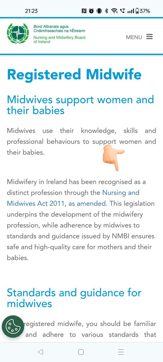 ...This document suggests that it is. Midwives &amp; Nurses have many things that join us - But midwifery is not just a 'tag on' to nursing. It is a profession in its own right.

Best way to remember that is to have proper representation &amp; a #chiefmidwife in <a href="/roinnslainte/">Department of Health</a> 4/