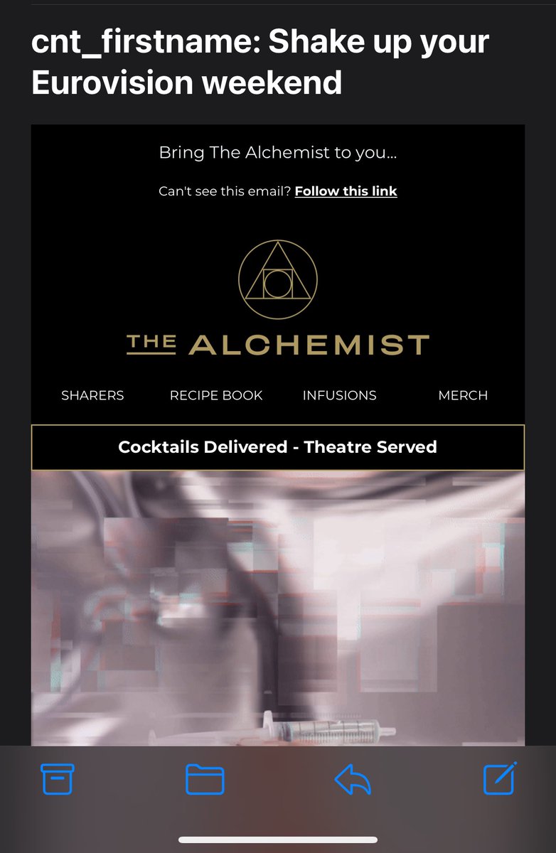 labell_88's tweet photo. Pretty sure The Alchemist has just called me a rather unsavoury name 😂🙈 #TheAlchemist #seeyounexttuesday #marketingfail https://t.co/0ZrxhIlpa9