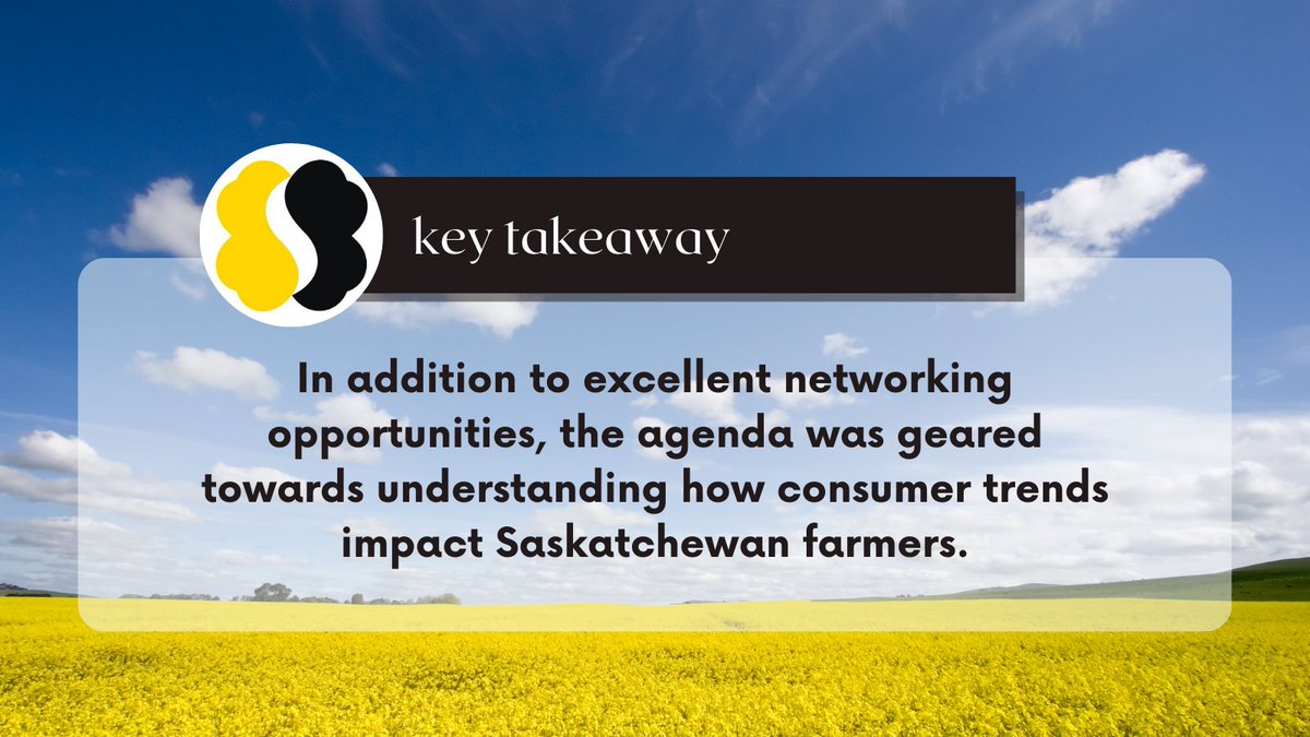 SaskCanola's Exec Director & Policy Manager participated alongside industry leaders in the Agri-Value Forum hosted by @SKAgriculture on May 1st. 

#SaskAg 🌾