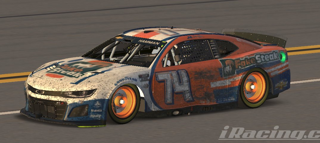 @tradingpaints Ran it at the 500 as well but throwing back to the man, the myth, the legend, Jake Martin's #74 Bobby Spencer Racing Chevy Camaro from 2001.