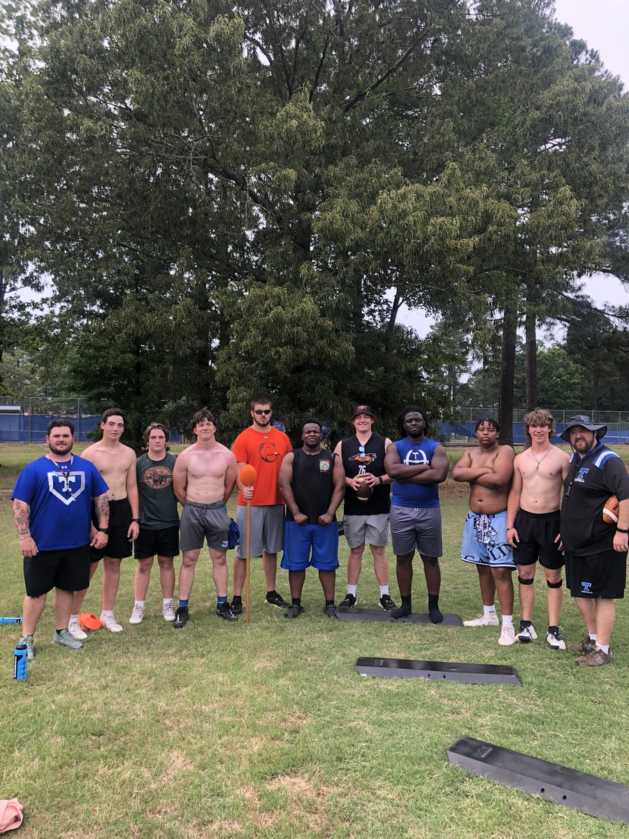 Big Thanks to <a href="/MahlonDyer_77/">M. Mahlon Dyer Jr.</a> and <a href="/CalebPerez_14/">Caleb Perez</a> for coming out to work our lineman today. <a href="/GoCamelsFB/">Campbell Football</a> X Triton High School