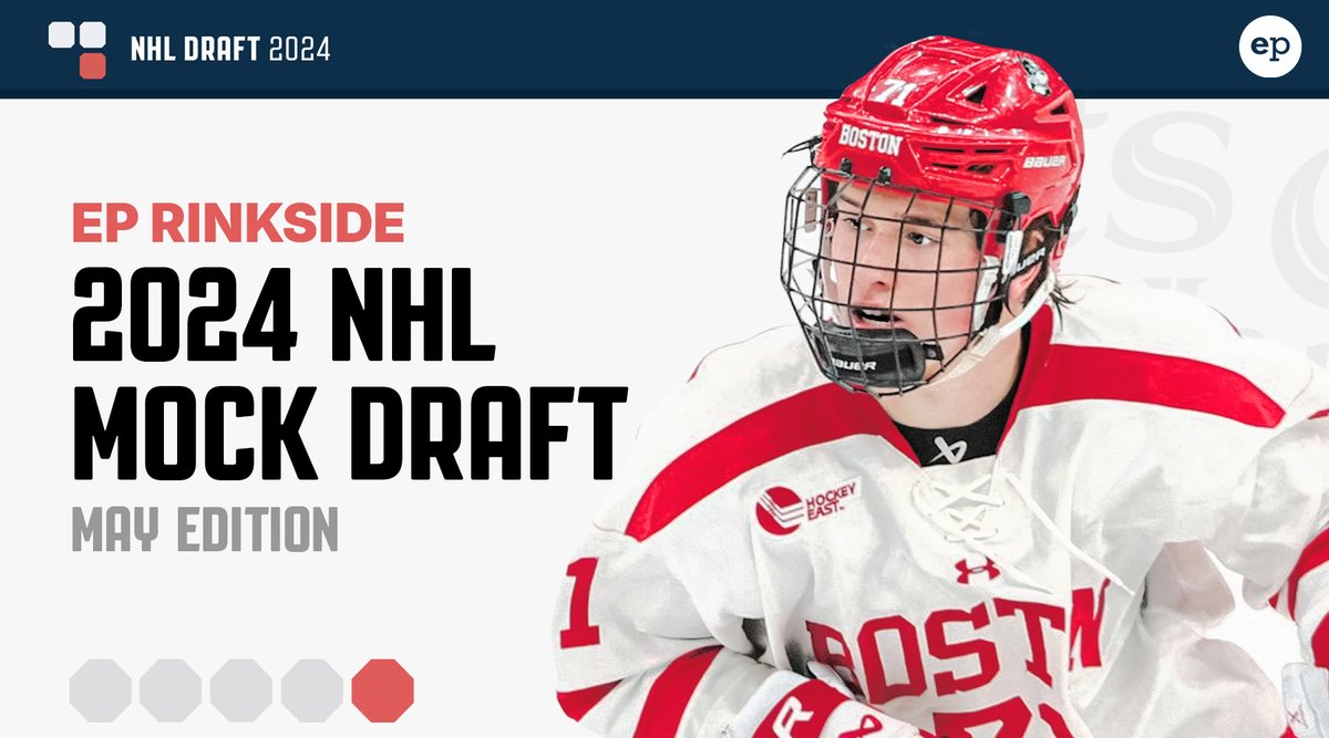 Elite Prospects' Post-lottery 2024 NHL Mock Draft @EPRinkside The balls have been pulled and the spots have been confirmed. Now it's a matter of guessing who goes where and when 📎: eprinkside.com/2024/05/08/202…