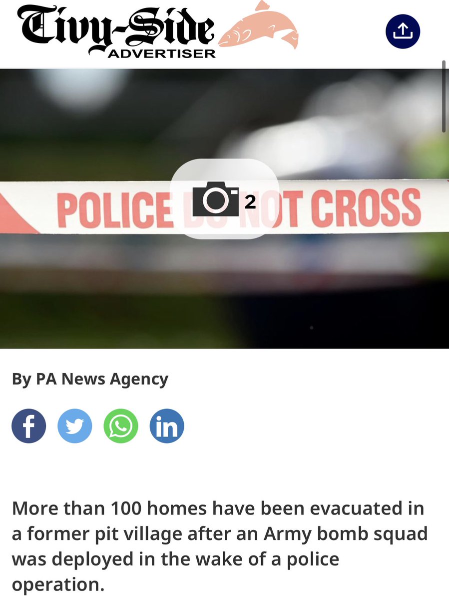 What appears to be a bomb factory found in Yorkshire! More than 100 homes have been evacuated in a former pit village after an Army bomb squad was deployed in the wake of a police operation. A force spokesman said: “Around 130 homes are being evacuated while emergency services…