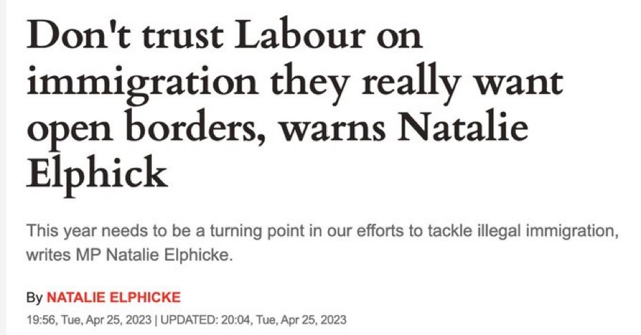 This woman @NatalieElphicke , just crossed the floor & joined Labour as an MP… you couldn’t make this up !! Also, what is Labour thinking?!! Lol