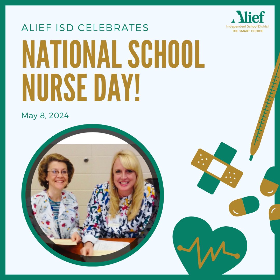 Thank you for keeping our students healthy and safe! We love here at Landis 🦁❤️ #NationalNursesDay #aliefisd