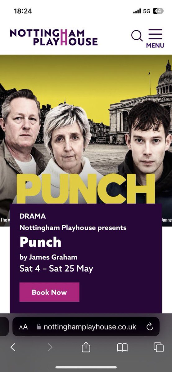 So proud of @JacobFreeeman whose book Right From Wrong has been adapted for theatre by Olivier award-winning playwright @mrJamesGraham. Can’t wait to see #Punch at @NottmPlayhouse on Friday where @forgivenessproj will facilitate a post show circle discussion